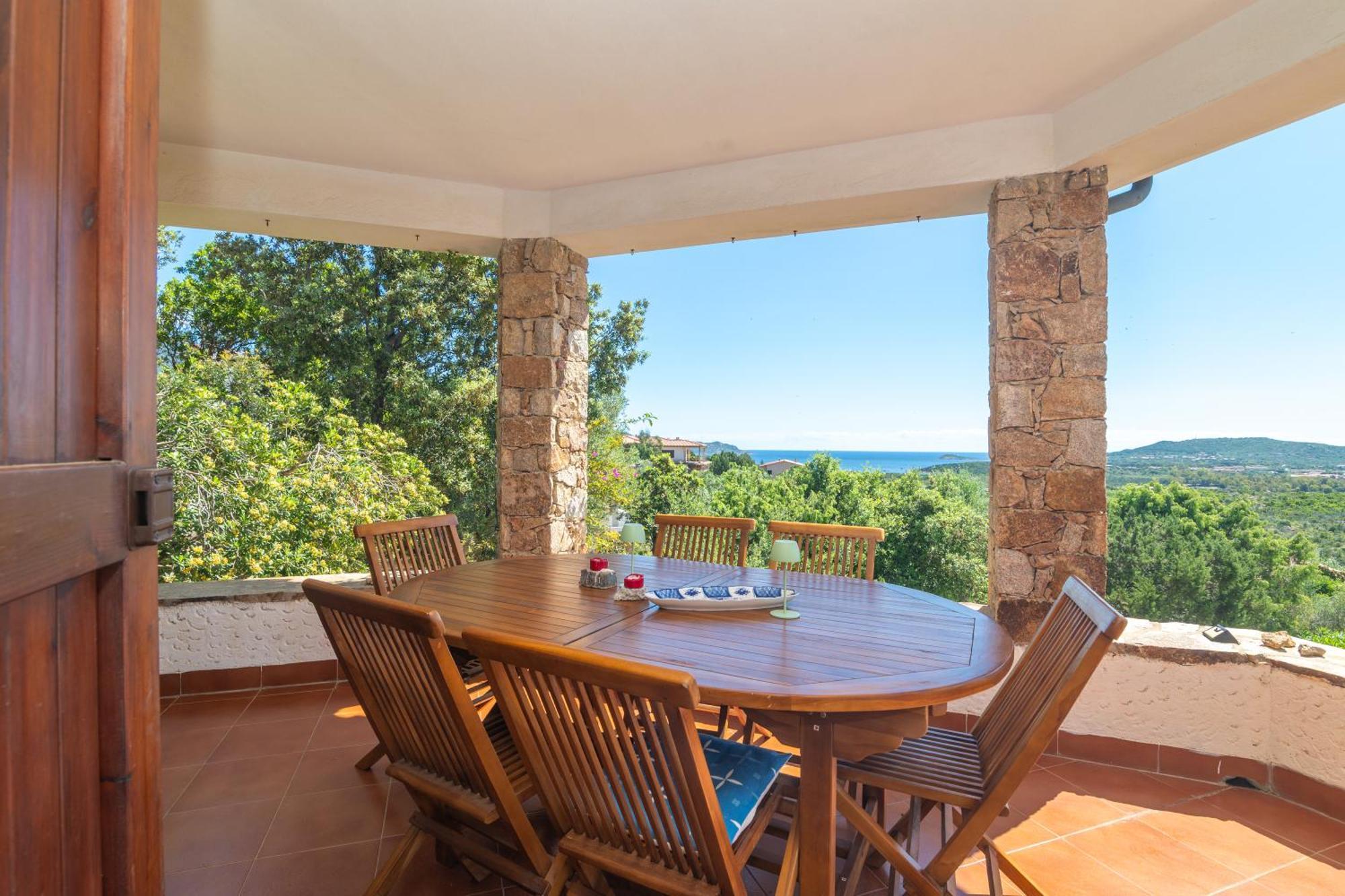 Villa Vista Mare Cala Ginepro Punta Molara Екстер'єр фото