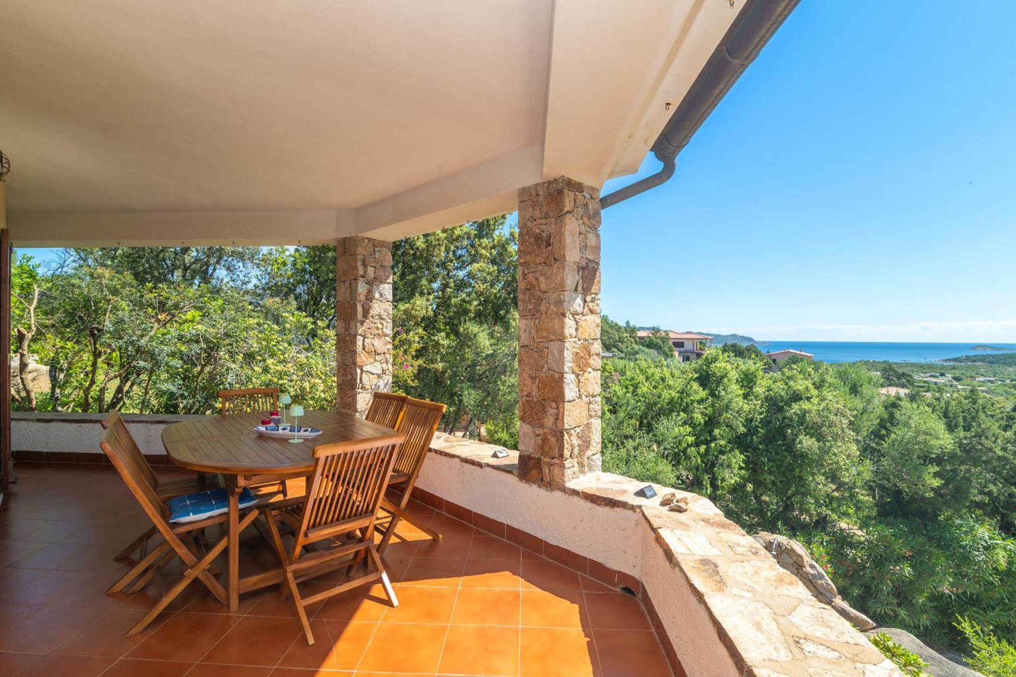 Villa Vista Mare Cala Ginepro Punta Molara Екстер'єр фото